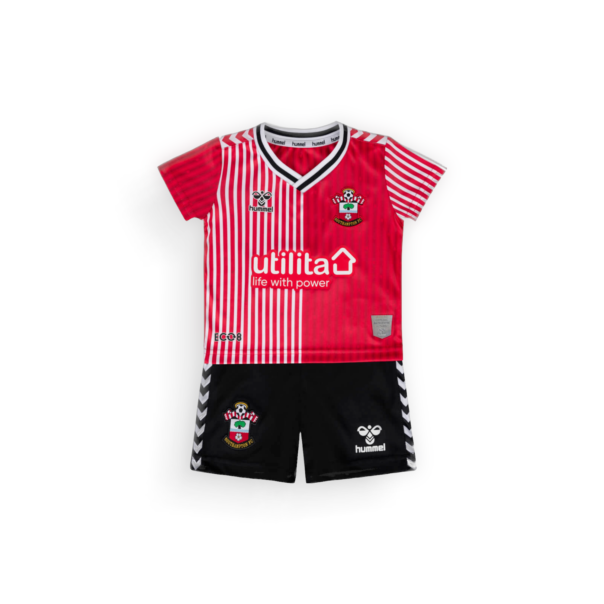 Southampton Home Kids Football Kit 2023 24 SOCCERLORDS southampton-home-kids-football-kit-2023-24-soccerlords