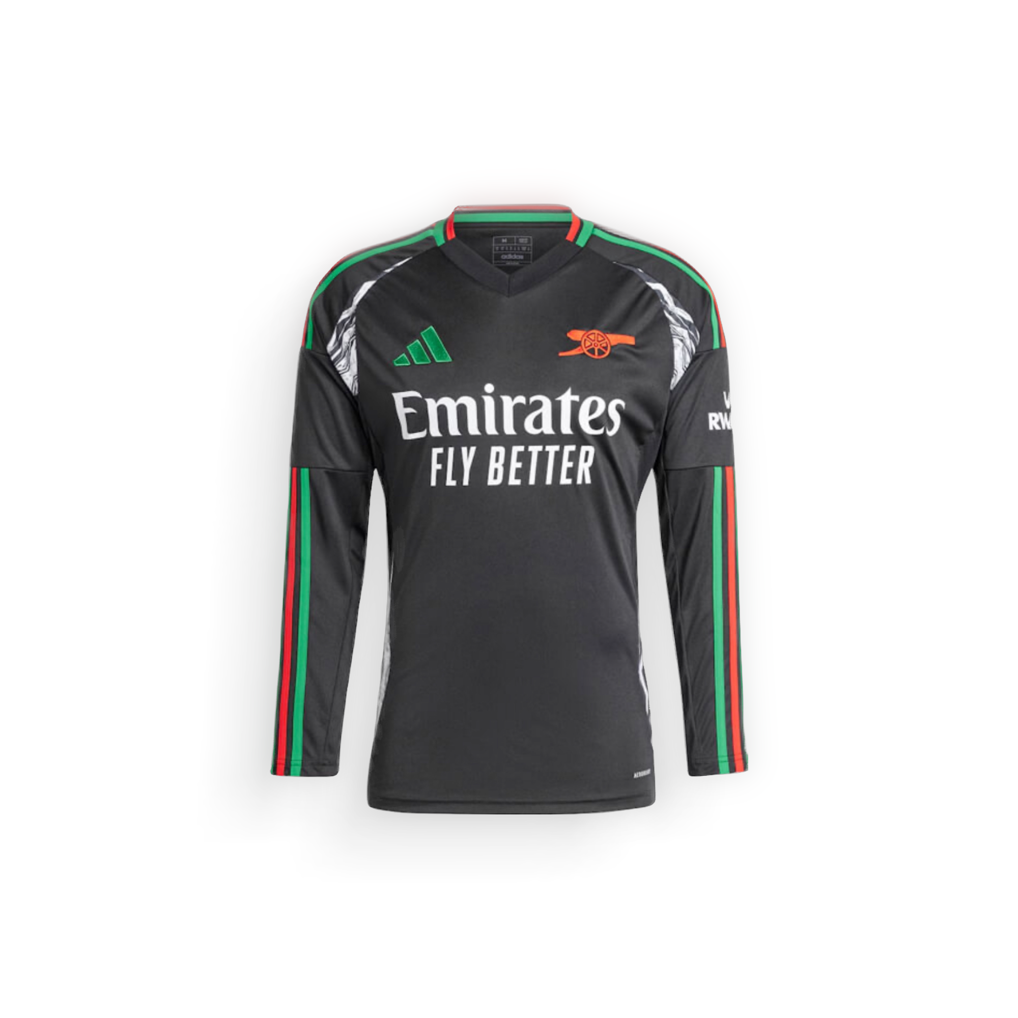 Arsenal Away Long Sleeve Football Shirt 2024-25 SOCCERLORDS
