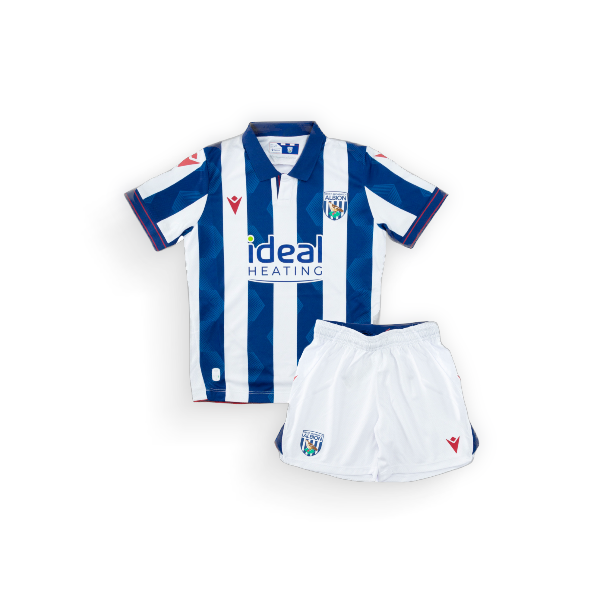 West Bromwich Albion Home Kids Football Kit 2024-25 SOCCERLORDS