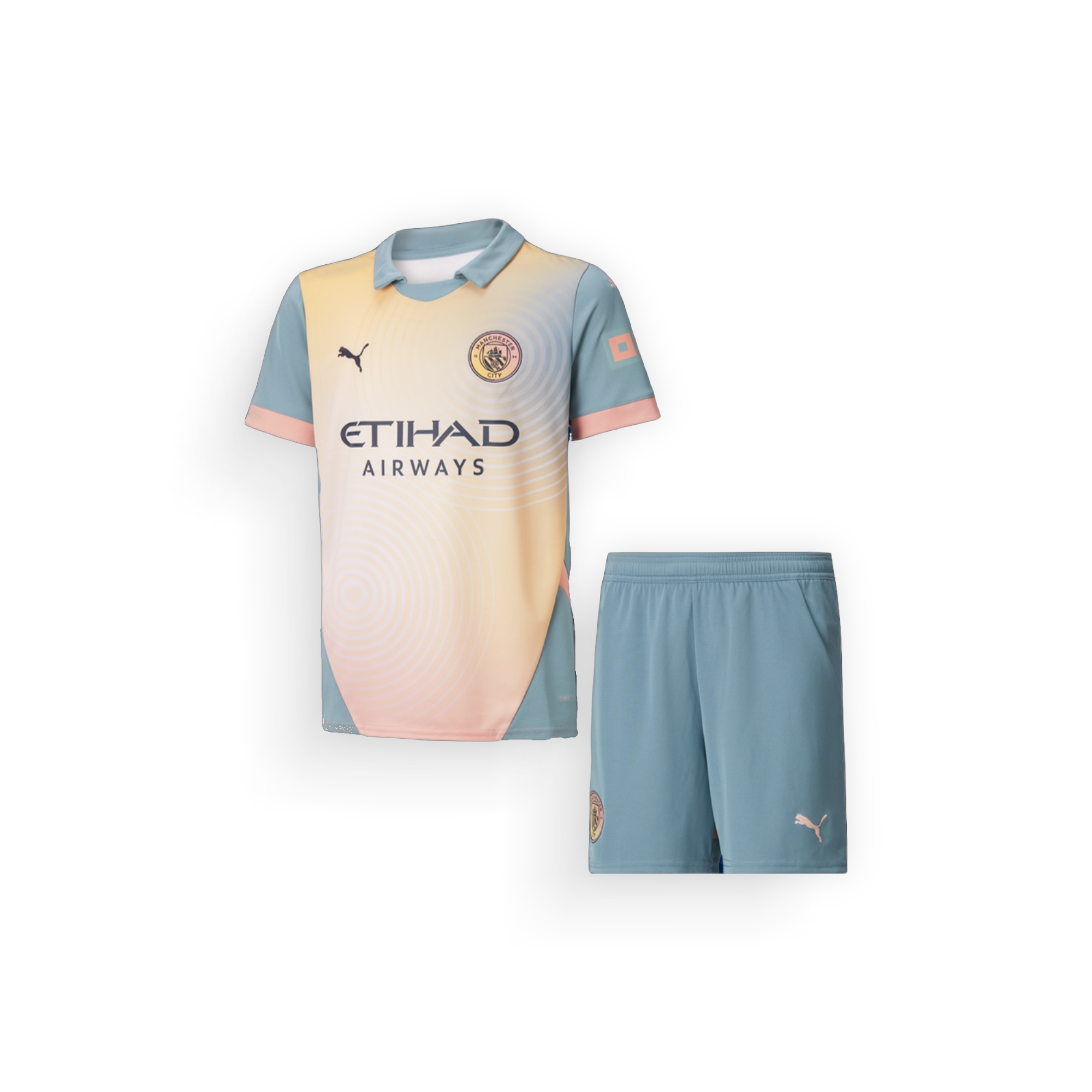 Manchester City 'Definitely City' Kids Football Kit 2024-25