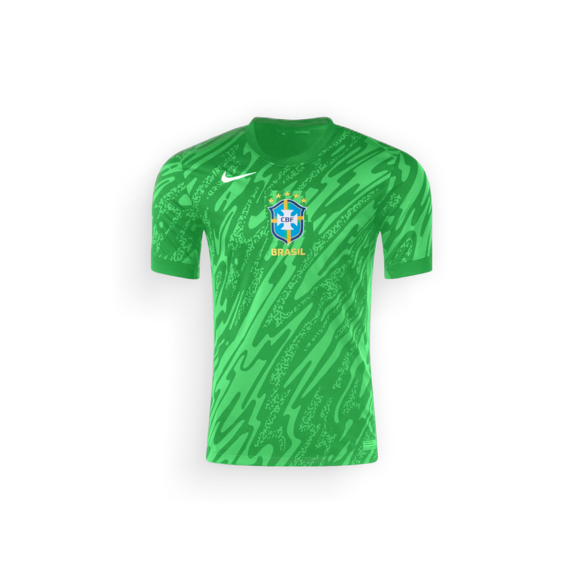 Brazil Goalkeeper Green Football Shirt 2024-25 SOCCERLORDS